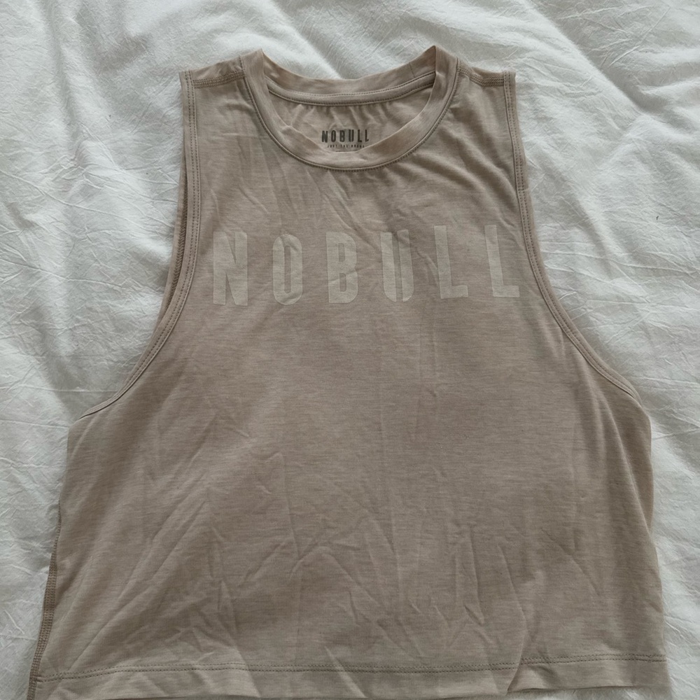 NOBULL Women's Beige Muscle Tee